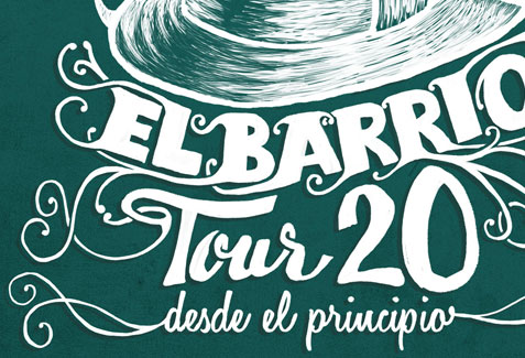 El barrio, poster by Miguel Palomar.