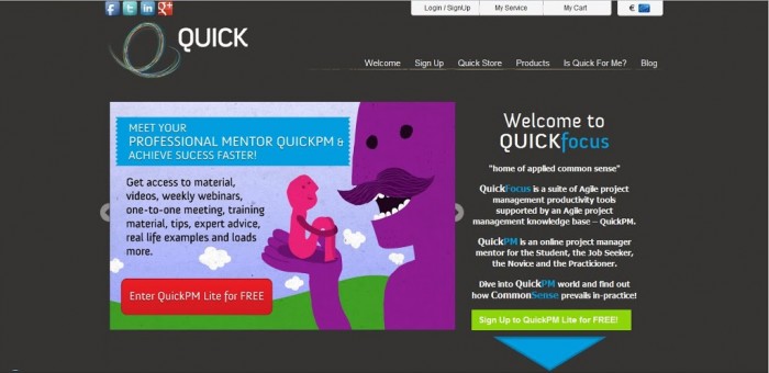 Illustration for QUICK FOCUS Website